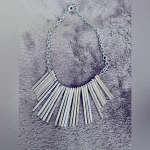 Women’s Anne Taylor gold and silver plated necklace.